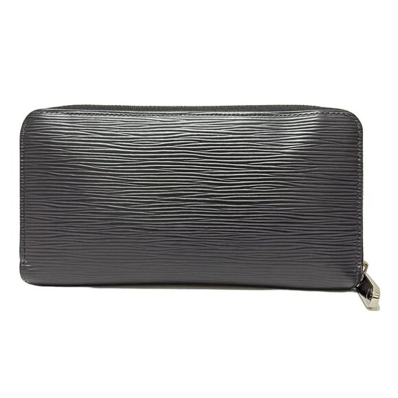 Auth LOUIS VUITTON Zippy Wallet M60072 Noir Silver Hardware Epi - CA2134 - Picture 1 of 5